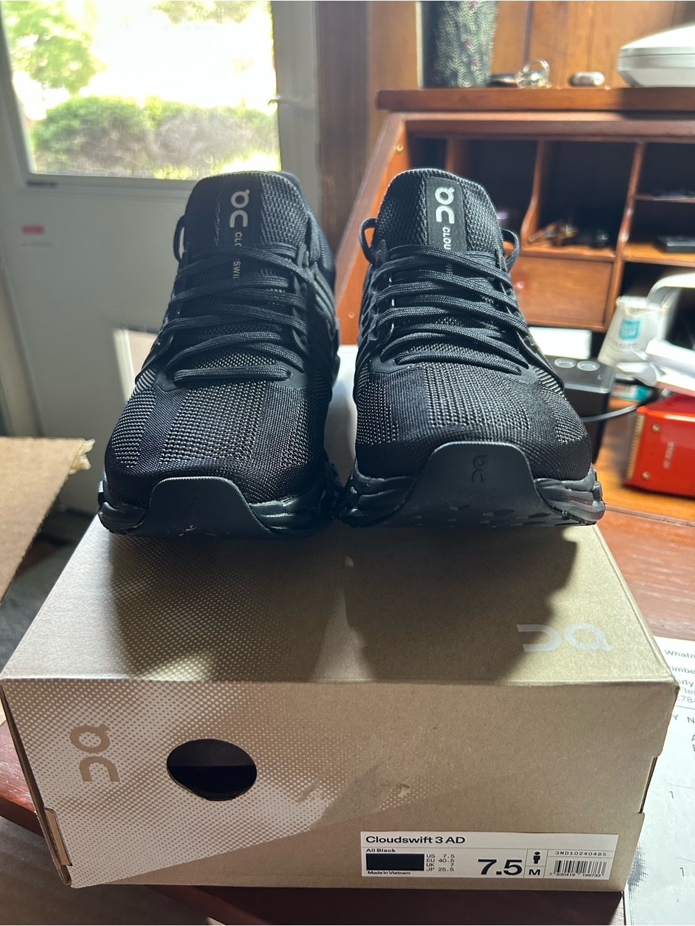 On Running Cloudswift 3 AD Men's Athletic Shoes in Black